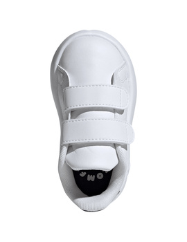 zapatilla adidas bebé con velcro ADVANTAGE CF blanco