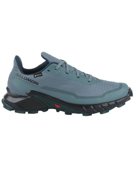 zapatillas hombre salomon cross trainning ALPHACROSS 5 goretex, azul turquesa