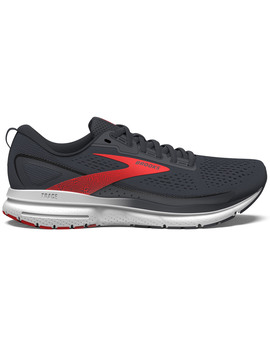 zapatilla running hombre Brools TRACE 3, gris/rojo