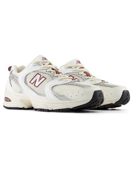 zapatilla mujer new balance MR530, Crema/rojo