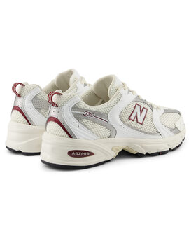 zapatilla mujer new balance MR530, Crema/rojo