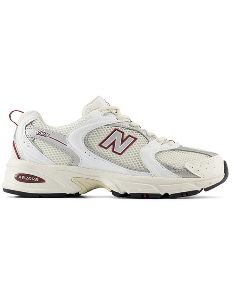 zapatilla mujer new balance MR530 Crema rojo