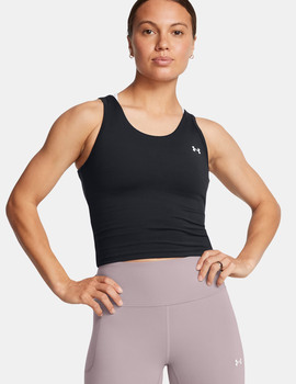 camiseta asas mujer under armour  MOTION TANK EMEA, negro