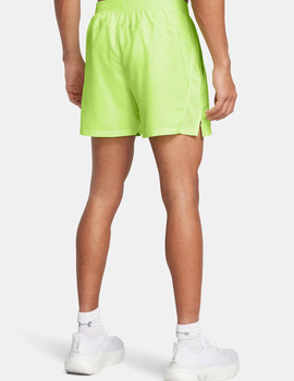 short hombre under armour  LAUNCH 5'', verde fluor