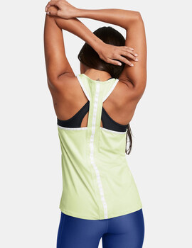 camiseta mujer asas under armour  KNOCKOUT TANK, verde lima