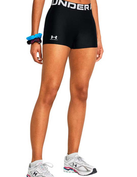 short licra mujer under armour  HG AUTHENTICS , negro/blanco