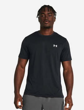 camiseta técnica manga corta hombre under armour  LAUNCH, negro