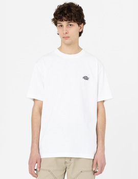 camiseta hombre dickies manga corta SUMMERDALE, blanco