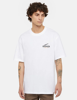 camiseta hombre manga corta dickies  INDUSTRIAL ZONE blanco