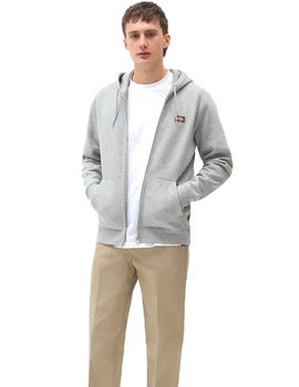 sudadera abierta con capucha hombre dickies OAKPORT ZIP HOODIE, gris