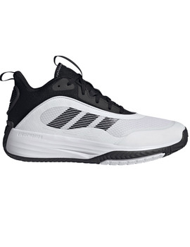 zapatilla baloncessto adidas OWNTHEGAME 3.0, blanco/negro