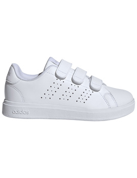 zapatilla adidas con velcro kids ADVANTAGE BASE 2.0 CF, blanco