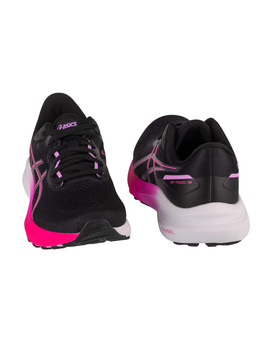 zapatilla running mujer asics GT-1000 13, negro/rosa