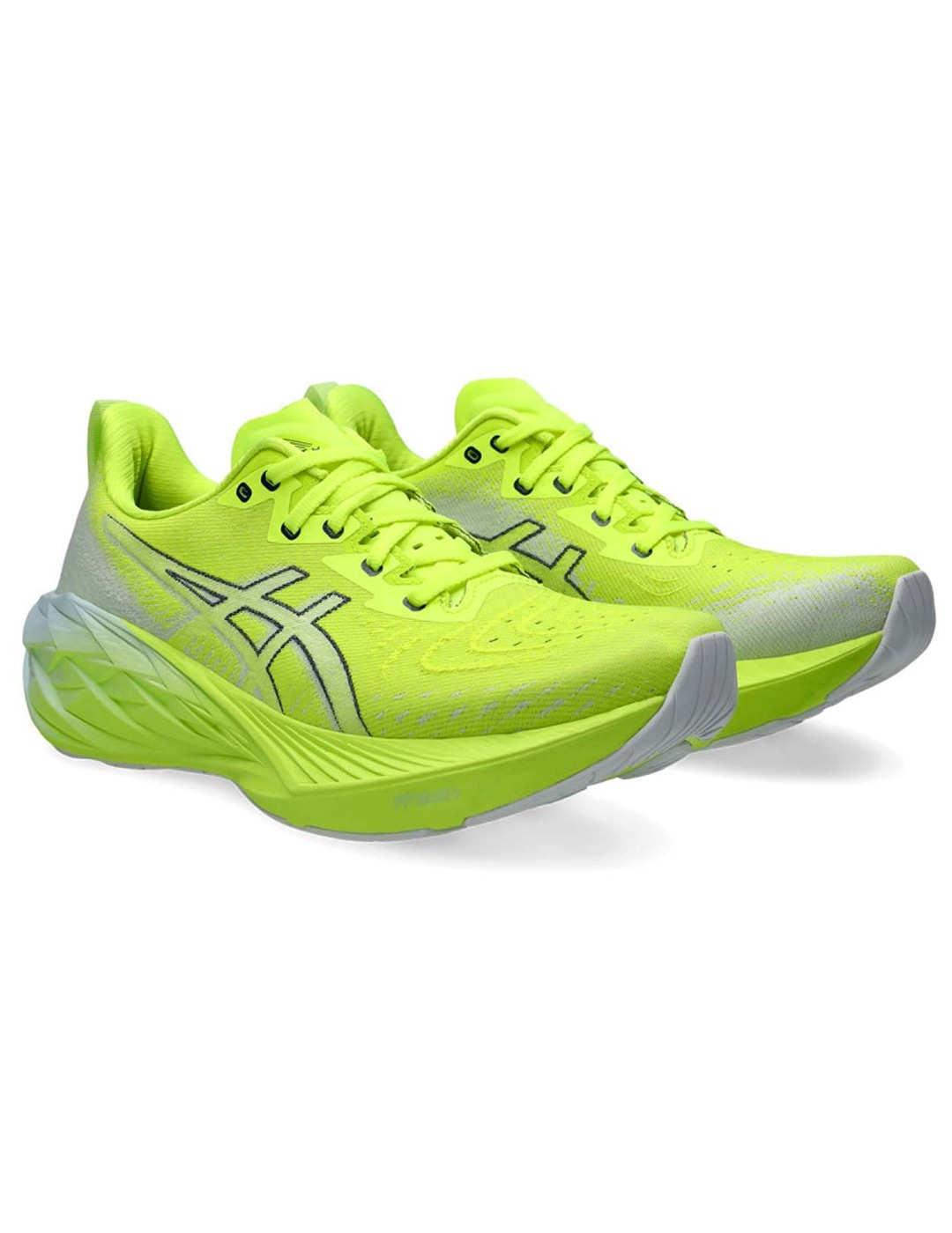 zapatilla running hombre asics NOVABLAST 4, verde lima