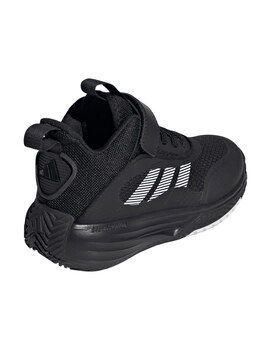 zapatilla baloncesto junior adidas OWNTHEGAME 3.0 K, negro/blanco