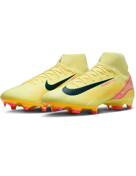 bota de fúrbol hombre nike Mbappé ZM SUPERFLY 10 ACAD FG/MG, amarillo/naranja