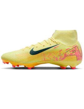 bota de fúrbol hombre nike Mbappé ZM SUPERFLY 10 ACAD FG/MG, amarillo/naranja