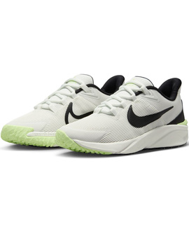 zapatilla running junior nike  STAR RUNNER 4 BIG blanco/negro