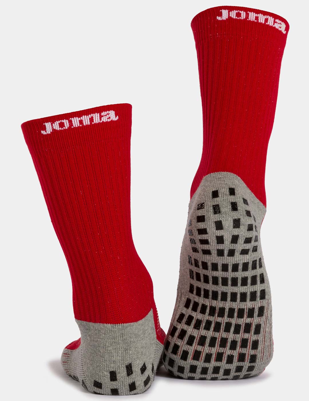 calcetines fútbol joma antideslizantes, rojo