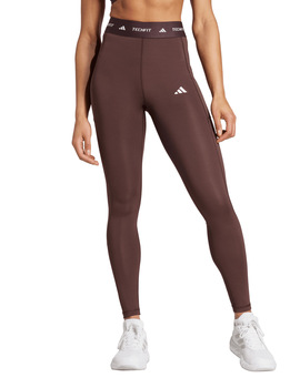 malla larga mujer adidas TF STASH 1/1 L, chocolate