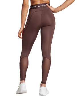 malla larga mujer adidas TF STASH 1/1 L, chocolate