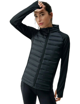 chaqueta born living yoga ZURI, negro