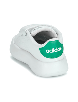 zapatilla con velcro bebé adidas ADVANTAGE CF I, blanco/verde