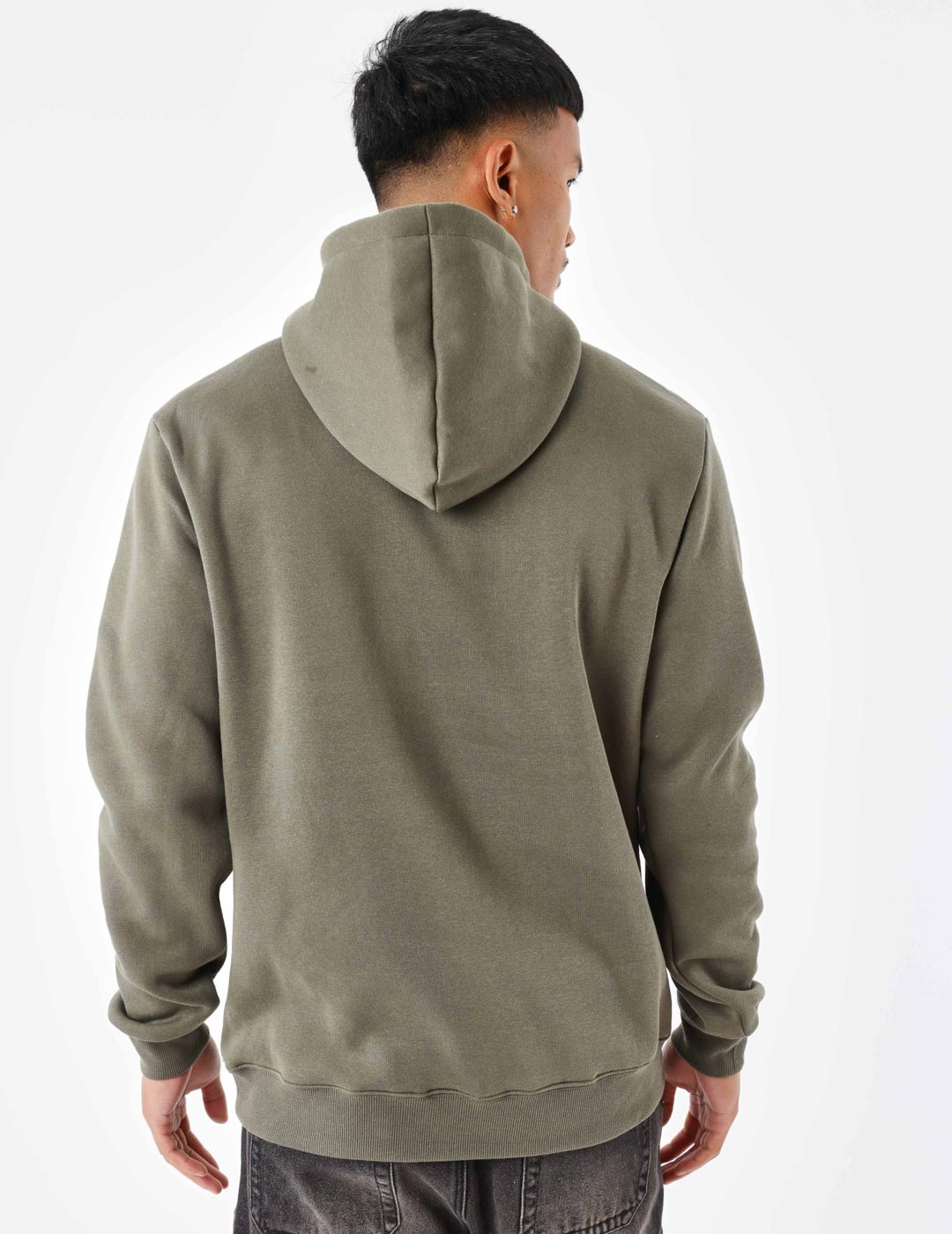 sudadera hombre  paris project, verde kaki