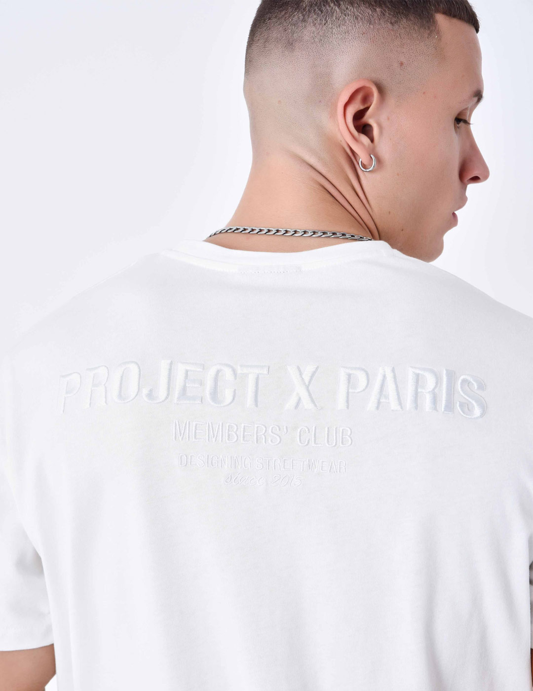 camiseta hombre Paris Project blanco