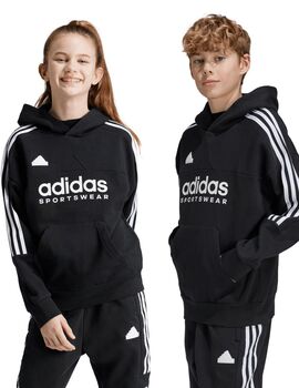 sudadera adidas junior  HOT FL , negro/blanco