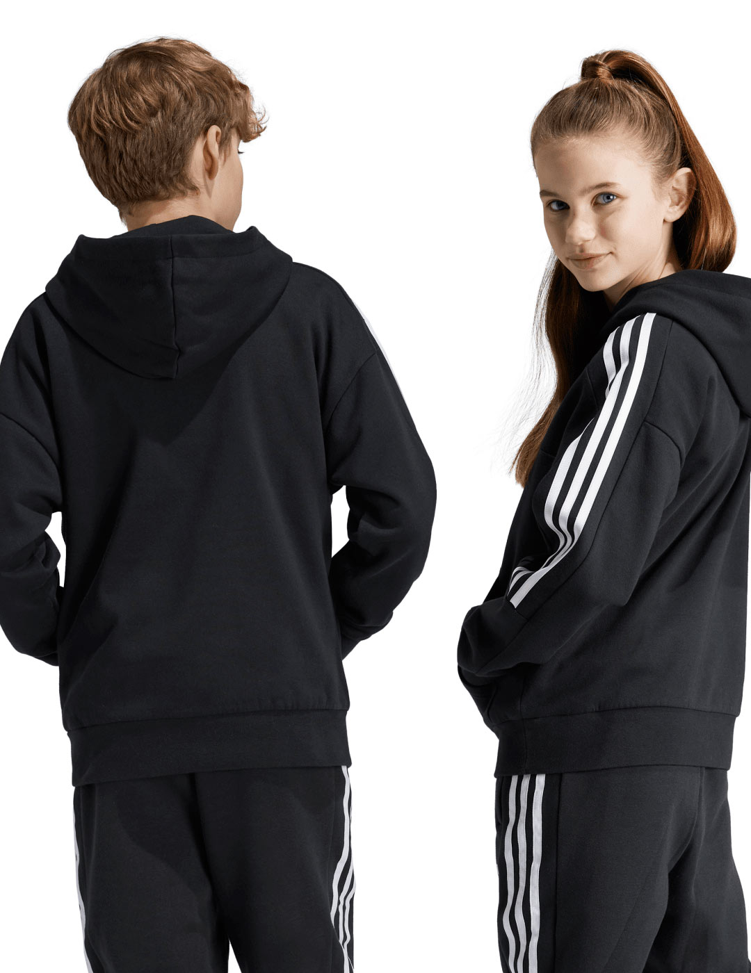 sudadera adidas junior  HOT FL , negro/blanco