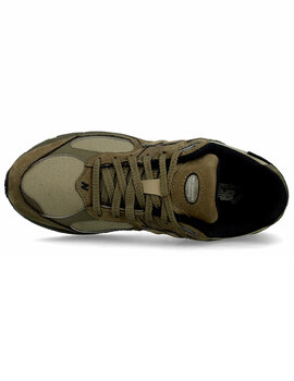 zapatilla hombe new balance 2002R, verde camuflaje