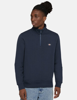 sudadera hombre dickies OAKPORT QUARTER ZIP, negro