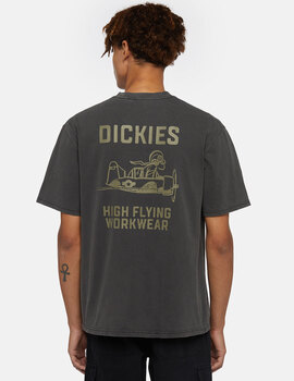 camiseta manga corta hombre dickies HIGH FLYING WORKWEAR, negro