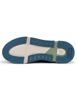 zapatilla hombre munich CLIK 73, verde/azul/negro