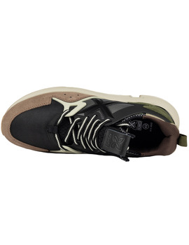 zapatilla hombre munich CLIK 76, verde/marrón