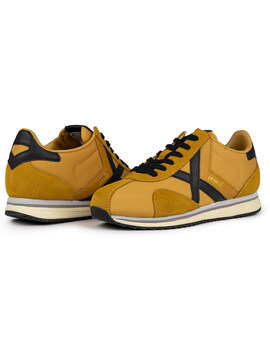 zapatilla hombre munich SAPPORO 185, mostaza