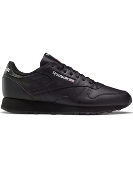 zapatilla reebok classic leather negro