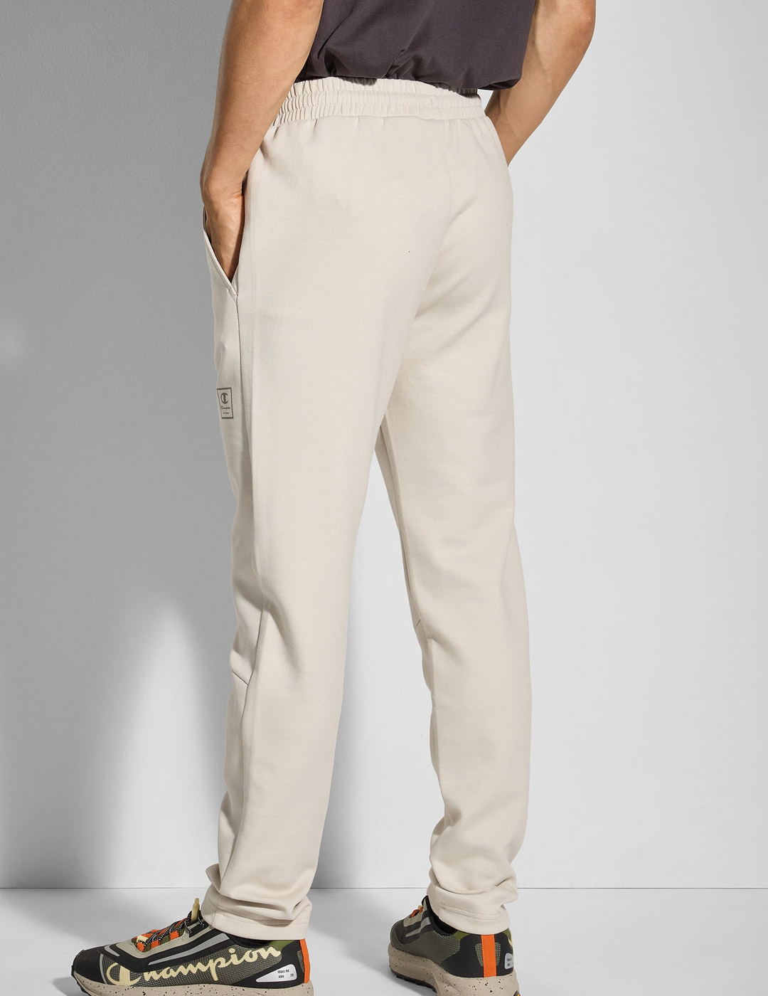 pantalón chandal hombre champion beige