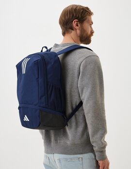 mochila adidas porta botas TIRO L, marino/blanco