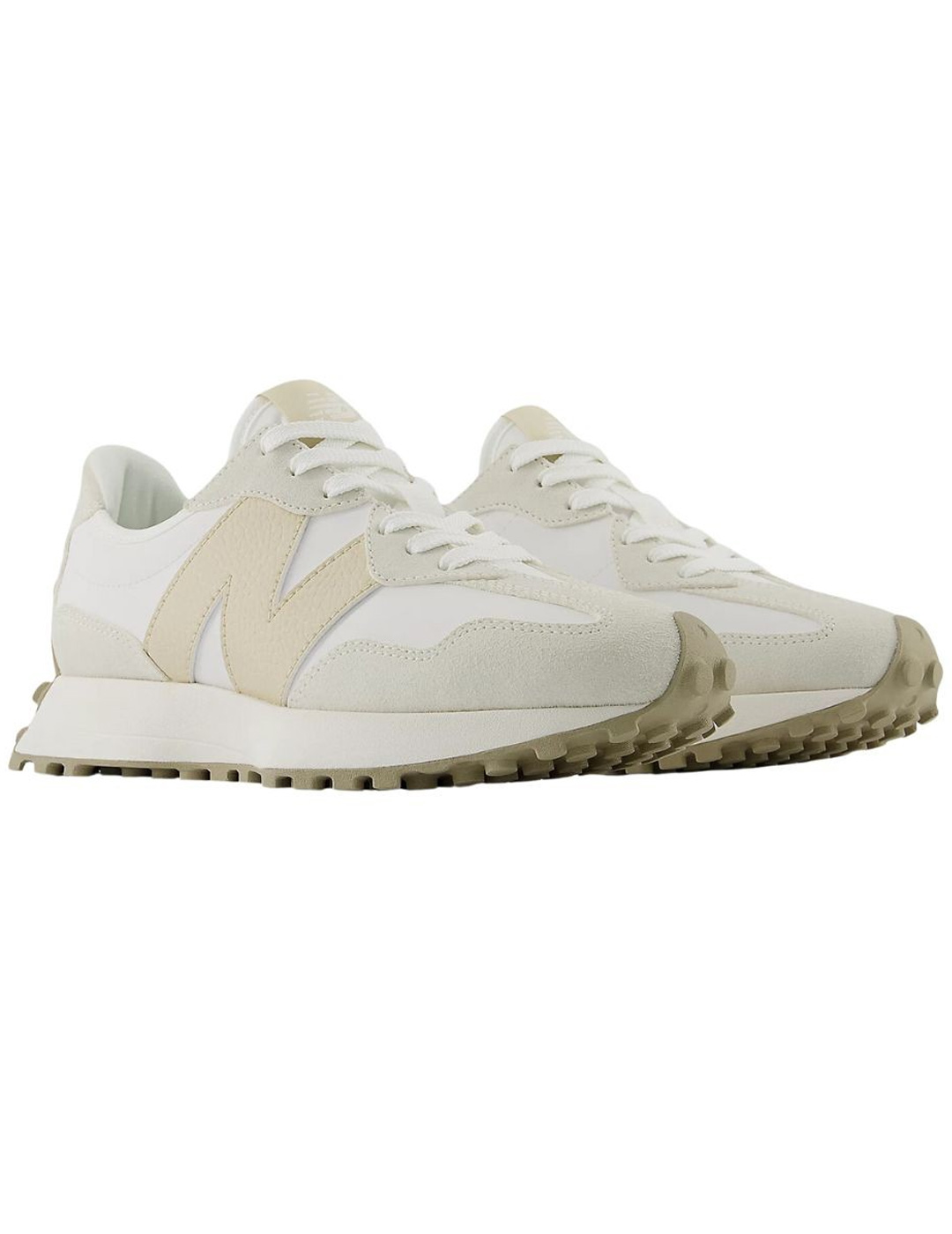 zapatilla mujer new balance 327 beige