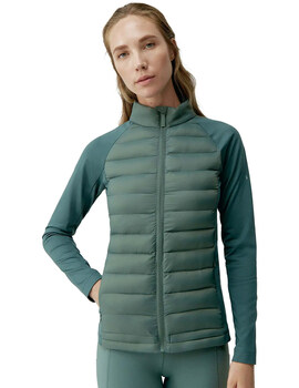 chaqueta mujer born living yoga ZURI, verde