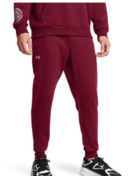 pantalón de chandal hombre under armour con puño, granate