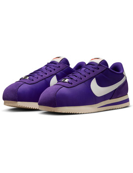 zapatilla unisex nike  CORTEZ TEXTILE, morado/blanco