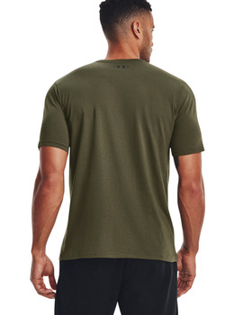 camiseta manga corta hombre under armour, verde oliva