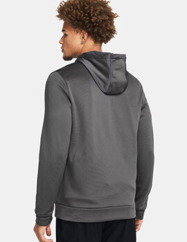 sudadera abierta con capucha hombre, under armour gris