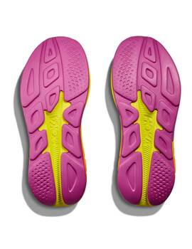 zapatilla running hombre Hoka RINCON 4, amarillo/negro/malva