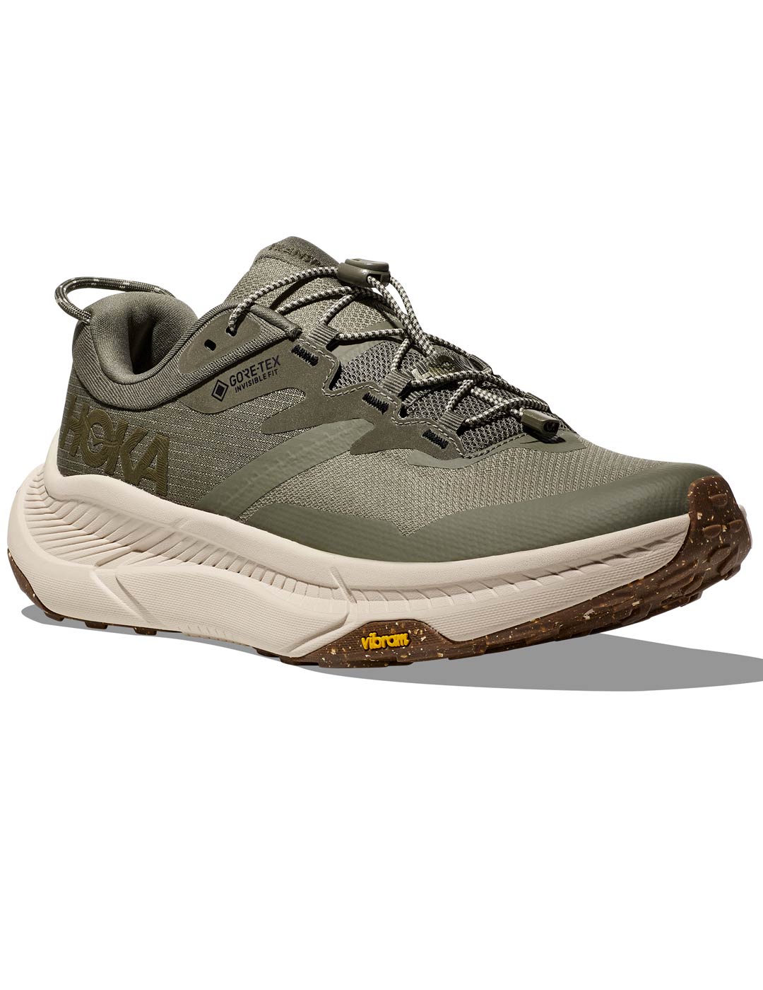 zapatilla Goretex hombre Hoka TRANSPORT GTX, verde/beige