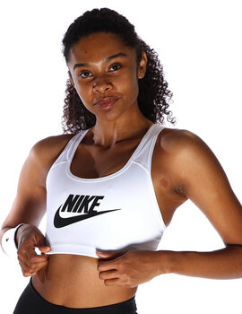 sujetador deportivo nike  WOMEN'S MEDIUM-SUPPORT, blanco