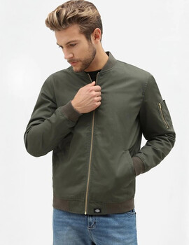 cazadora hombre Dickies HUGHSON JACKET, verde